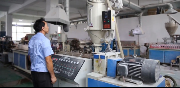 OEM Plastic Profile Extrusion Machine , Pvc Profile Manufacturing Machine