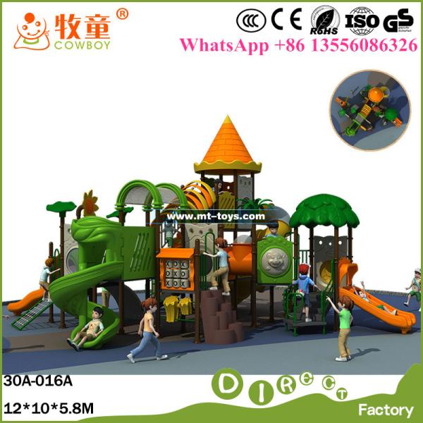 Kids Play Structure LLDPE Plastic Outdoor Play Equipment Playground for Theme Park