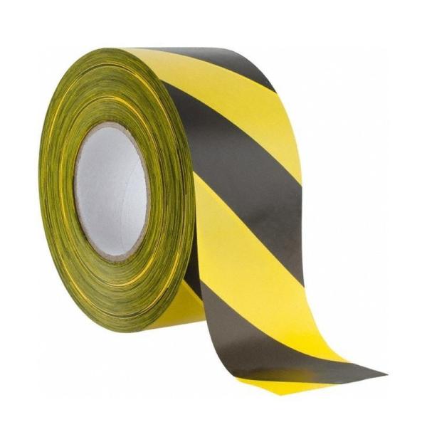 Yellow Black Stripe Barricade Caution Tape Barrier Warning Tape Traffic Safety Tape