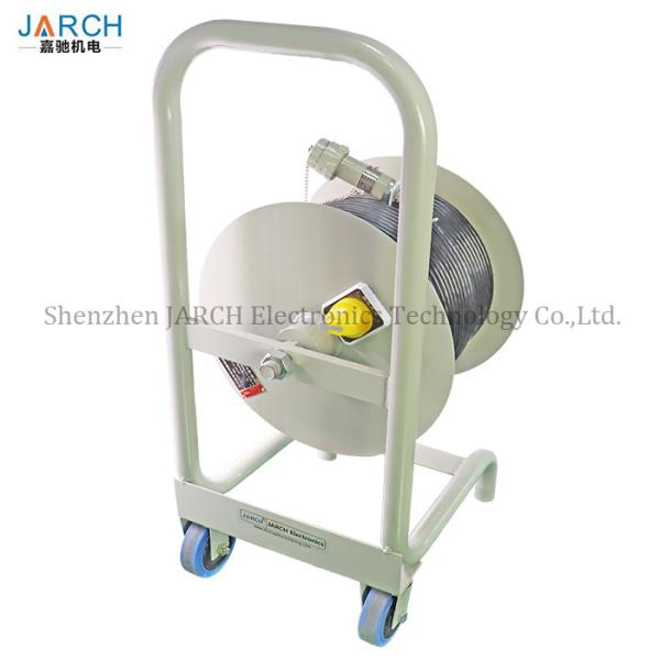 IP65 Explosion Proof Cable Reel Tray , Mobile portable Cord Reel 30-100m Length hose reel