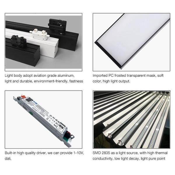 lumières de voie linéaires de 50w LED pour l'urgence 90Ra CRI IP20 imperméables