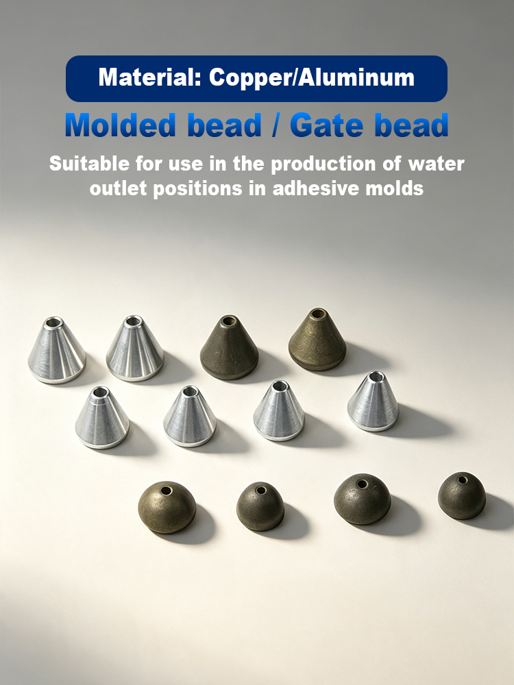 13mm Diameter Copper Molding Gate Bead with Multiple Models for Jewelry Wax Injection