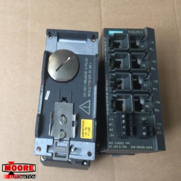 Переключатель 6ГК5208-0БА00-2АА3 С208 локальных сетей 6ГК5 208-0БА00-2АА3 Симатик чистый промышленный