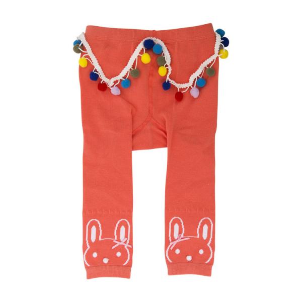 Thick Cushioned Combed Cotton Pant Tights for Kid Girls Winter Warm Cartoon Print 80%