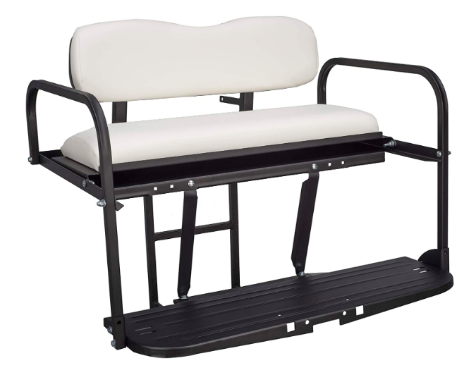 Golf Cart Rear Flip Seat Kit Flip Back Seat Material