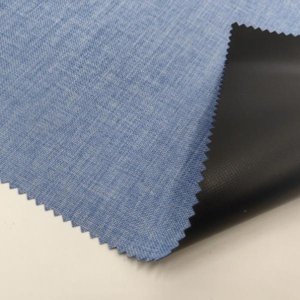 Blue 600d Cationic Fabric Woven PVC Coated Home Textile