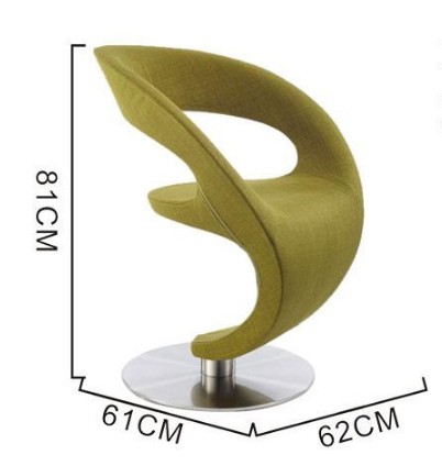 Modern Fiberglass Dining Chairs Living Room Chairs Designer Bar furniture