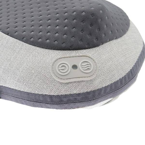 500mAh Battery Capacity Customized Vibrating Heat Massager Pillow for Body Relaxation