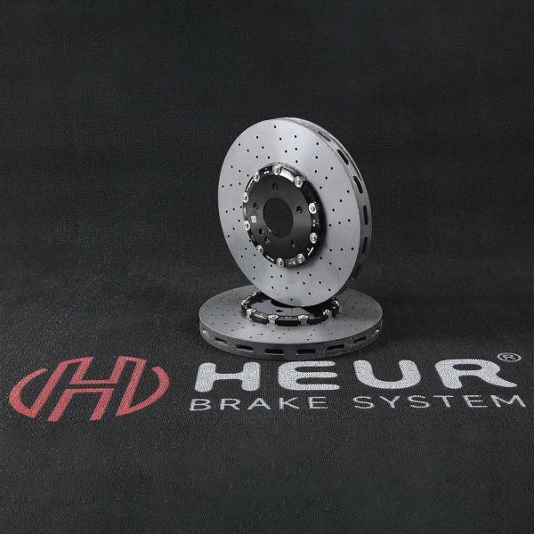 HEUR Brake Carbon Ceramic Discs For Tesla model S - 400x38mm Front Set
