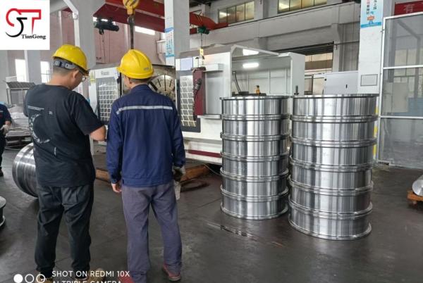 Ultrasonic Tested Heavy Forged Steel Parts For Gantry Container Crane Wheels