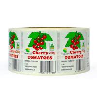 La prenda impermeable privada Frost de las etiquetas de la comida de CMYK impermeabiliza etiquetas autoadhesivas de encargo de la fruta
