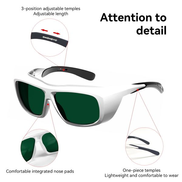 Laser Safety Glasses Laser Saftey Glasses Laser Protection Safeti Glasse 200-450nm 560-2000nm 1320nm 1610nm Co2 Laser Pointer Laser Safety Glasses Ipl Laser Glasses Laser Protection Goggles glasses