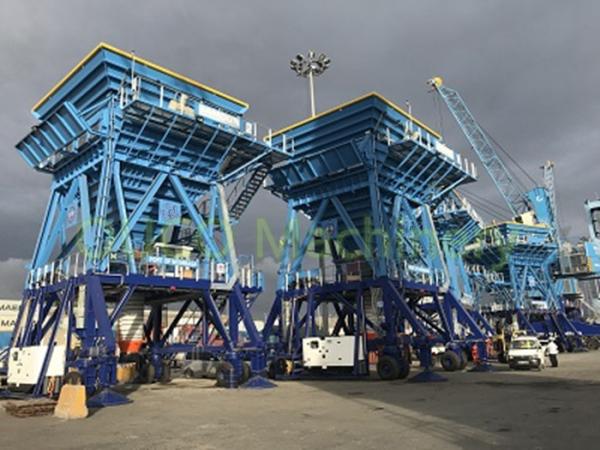 Bulk Material Discharge Hopper Port 1.0T - 1.8T Eco Friendly For Unloading