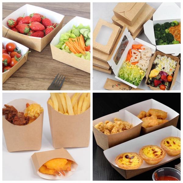 caja del envasado de alimentos de 300gsm 365gsm FDA Clay Coated Kraft Back For