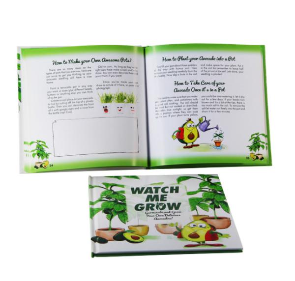 Carton Picture Text Book Printing Services Enamel Paper Materials For Kids