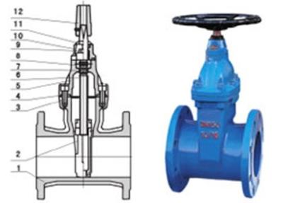 RVHX\RVCX não aumento do tronco produtos químicos o portão sentado resiliente, válvula central