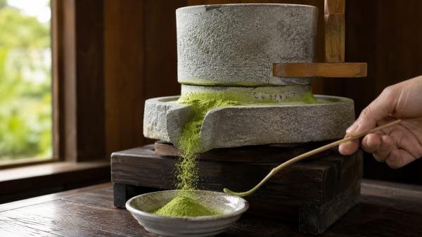 Early Spring Harvest Chinese Tencha Green Tea Leaves with Delicate Vegetal Aroma Umami Finish