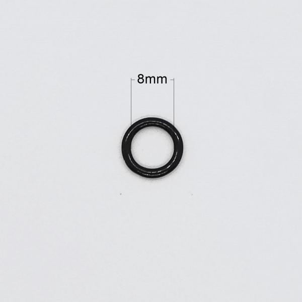 Eco Friendly 8mm Bra Strap Rings And Sliders , Nylon Coated Metal Lingerie Buckles