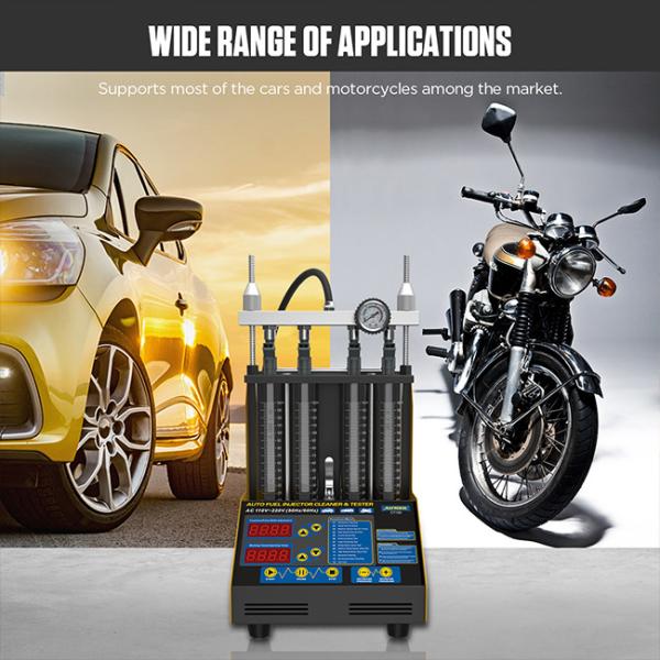 Original Car Fuel Injector Tester 1000ml Motorcycle Fuel Injector Cleaner 4 Cylinder 70W