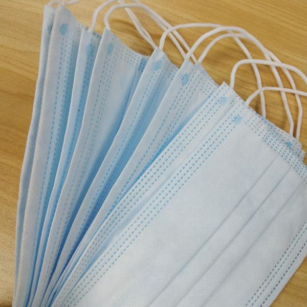Custom Color Disposable Medical Face Masks , 3 Ply Non Woven Face Mask