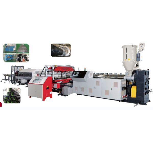 High-Speed Extrusion Double-Wall Corrugated Drainage Pipe Plastic Production Line