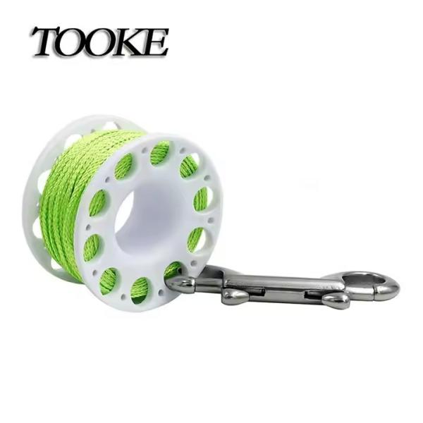 30M Colorful Diving Reel 30M Compact Diving Finger Spool For Underwater Scuba Snorkeling