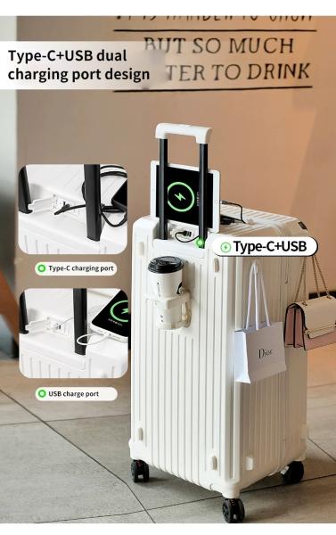 FASHION BUTLER 1pc  20 inch Spinner Wheels Luggage-Durable PC Shell .TSA Lock-Hand wash/Dry Clean.Portable and practical Multi-functional with multiple color options available