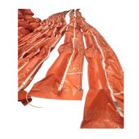 Barrera de contención flotante de PVC de 20 m para control de inundaciones en puertos marítimos