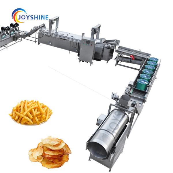 Equipamento de processamento de alimentos para produção automática de batatas e batatas fritas