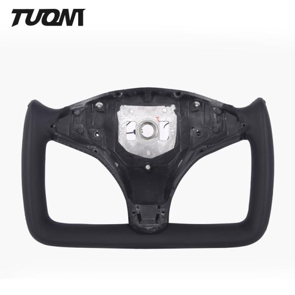 LED Sprots Car Real Black OEM Steering Wheel Tesla Model 3 Y X S Yoke