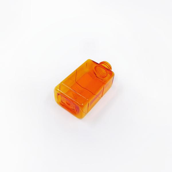 бутылка апельсина 100ml 3.38oz пластиковая квадратная для шампуня тонера