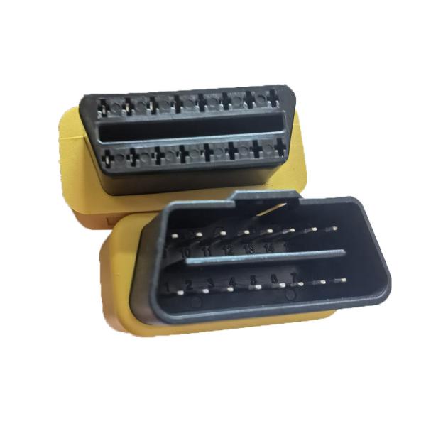 12V/24V OBD2 OBD Port Extension Cable Brass ABS Material Length 30cm