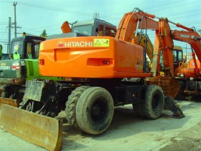USED HITACHI ZX130W WHEEL EXCAVATOR FOR SALE ORIGINAL JAPAN HITACHI ZX130W FOR SALE CHINA