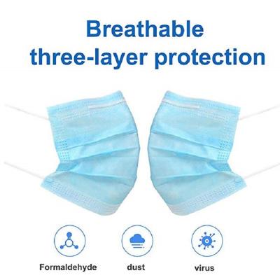 Anti Spittle Non Woven Face Mask Comfortable  Breathable Gauze Face Mask