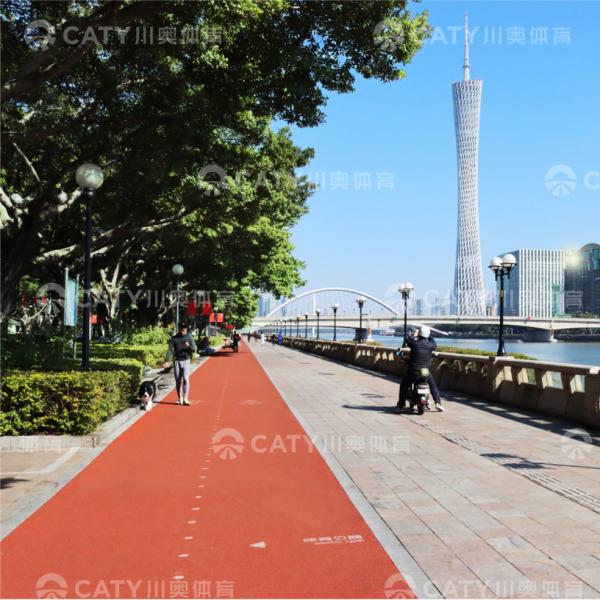 Permeable Waterproof Rubber Jogging Track Waterproof Jogging Track Material EPDM Rubber Jogging Granules