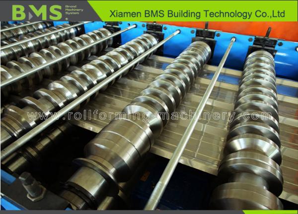 20 Steps Stainless Steel Roofing Panel Roll Forming Machine High Productivity For USA