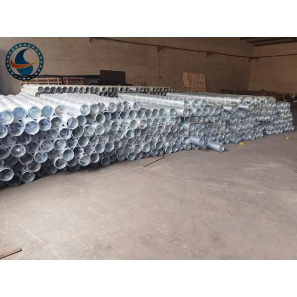 Экран провода воды Q195 низкоуглеродистый гальванизированный 168mm с наклоном сварил кольца