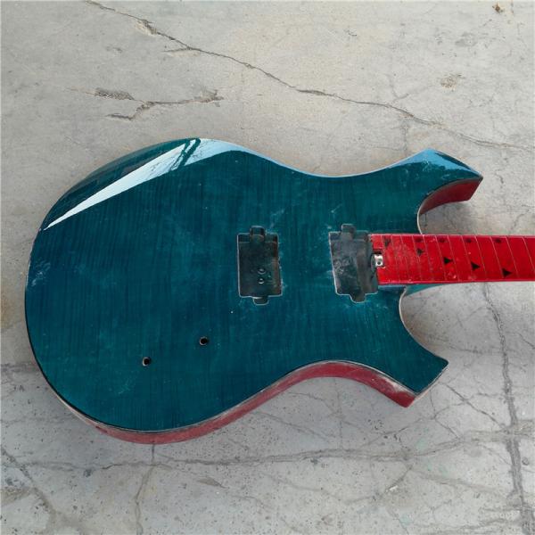 Irregular shaped white electric guitar with custom guitar/gift to friends handmade guitar