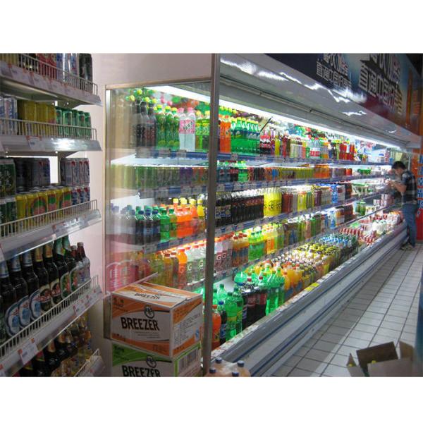 1059L 2100mm Supermarket Refrigeration Equipments