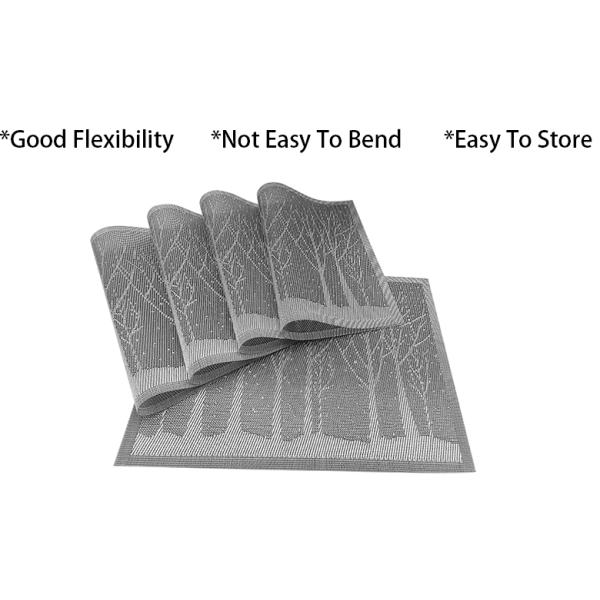 Декорация столов Современный плацемат Нескользящий стираемые столовые простыни для ресторана и семьи