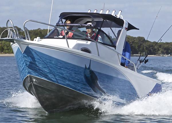 2.4m Beam Aluminum Center Console With Targa Offshore Yacht Corrosion Resistance