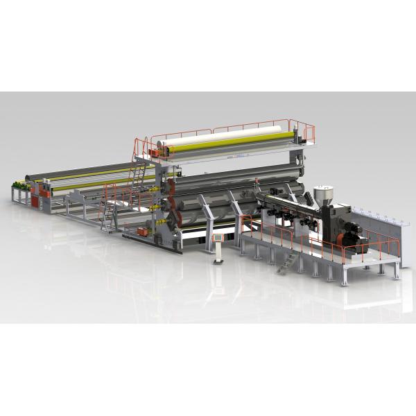 Машина штранг-прессования фильма доказательства воды HDPE производственной линии мембраны HDPE делая водостойким