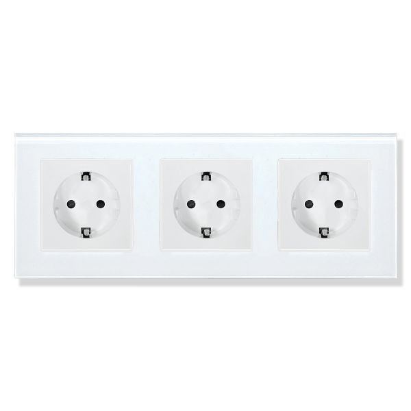 UBARO Electrical Switch and Socket with 3500W Rated Power, 10A/16A Current, and Phosphor Bronze Conductor for Reliable Performance