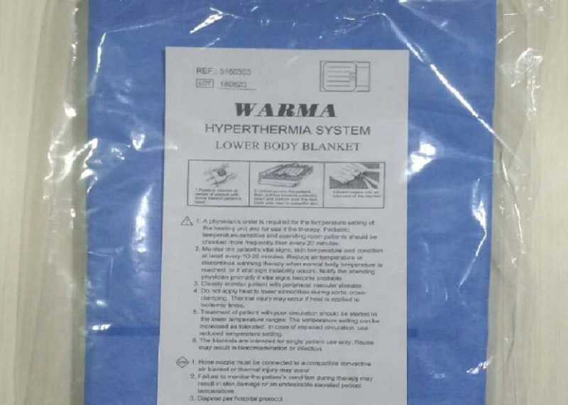 Intraoperative терпеливый грея воздух укрывает полное тело устранимое