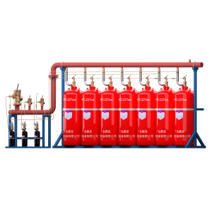 Pipe Network FM200 Fire Extinguishing System