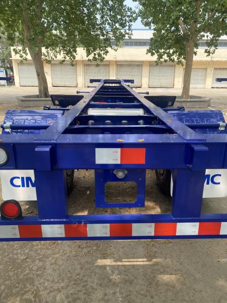CIMC Promotional China 3 Axle Low Bed Cargo Transporter Flatbed Semi Trailer