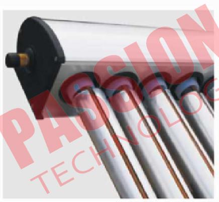20 Tubes Anti Freezing U Pipe Solar Collector Aluminum Manifold For House