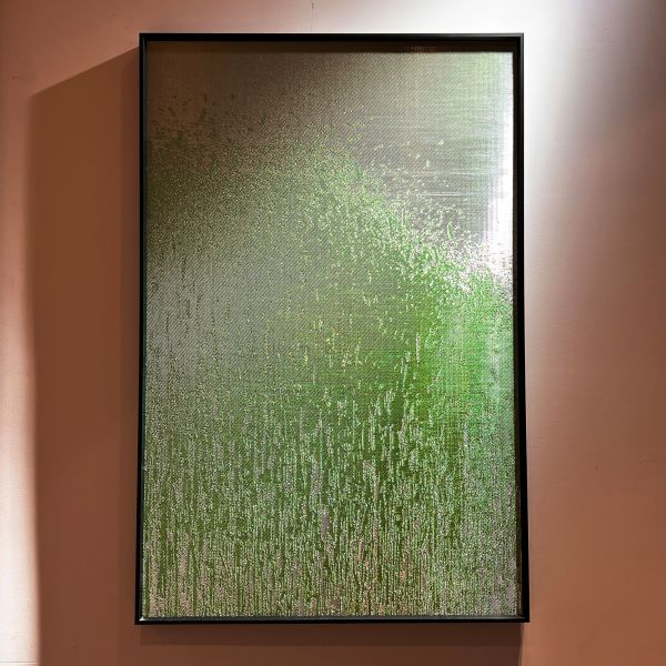 Artistic Woven Metal Artwork Nature Inspired Light & Shadow Wall Decor