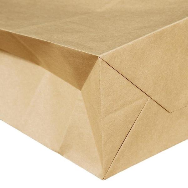 Customized Thickened Kraft Paper Bag For Baking Takeaway Snacks Square Bottom Anti-Oil Storage Bag Coating For Sugar Candy Cake