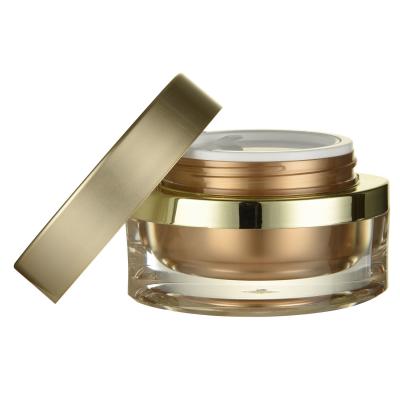 Frasco de creme acrílico de 77*67mm 30ml para a melhor conservação dos produtos de beleza